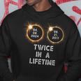 Twice In A Lifetime 2024 Total Solar Eclipse 2017 Watcher Hoodie Unique Gifts