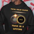 Twice In A Lifetime America Solar Totality Eclipse 2024 Hoodie Personalized Gifts