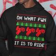 Ugly Christmas Motocross Dirt Motorcycle Bike Motorbike Hoodie Unique Gifts