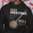 Never Underestimate An Old Man With A Banjo Music Instrument Hoodie Personalized Gifts