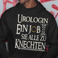 Urologin Ein Job Sie Zu Knechten Urologin Black Hoodie Lustige Geschenke