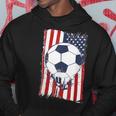Us Soccerball Usa Flag Football Hoodie Unique Gifts