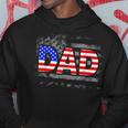 Usa Patriotic Dad Father's Day American Flag 4Th Of July Dad Hoodie Unique Gifts