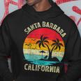 Vacaciones Familiaresintage Retro California Santa Barbara Beach Sudadera Regalos divertidos