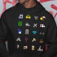 Vacaciones Turista Traductor Icono Deiaje Barrera Lingüíst Sudadera Regalos divertidos