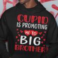 Valentines Day Cupid Is Promoting Me To Big Brother Toddler Hoodie Personalized Gifts