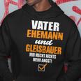 Vater Ehemann Und Gleisbauer Gleisbau Eisenbahn Eisenbahner Hoodie Lustige Geschenke