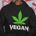 Vegan Marijuana Cannabis Weed Smoker Vegetarian Hoodie Unique Gifts