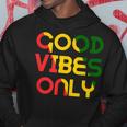 Vibes Good Only Rasta Reggae Roots Clothing Jamaica Flag Hoodie Unique Gifts
