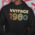 Vintage 1980 43Rd Birthday Hoodie Unique Gifts