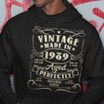 Vintage 35Th Birthday Decorations 1989 35 Birthday Hoodie Personalized Gifts