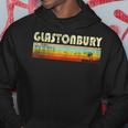 Vintage 70S 80S Style Glastonbury England Retro Hoodie Personalized Gifts