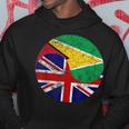 Vintage British & Guyanese Flags Uk And Guyana Hoodie Unique Gifts