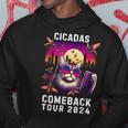 Vintage Cat Selfie With Cicada Comeback Summer Tour 2024 Hoodie Unique Gifts
