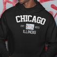 Vintage Chicago Illinois Est 1833 Souvenir Hoodie Unique Gifts