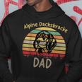 Vintage Dackel Papa Hundeliebhaber Dackelater Hund Besitzer Kapuzenpullover Lustige Geschenke