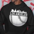 Vintage Downtown Los Angeles Baseball Retro California Hoodie Unique Gifts