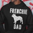 Vintage French Bulldog Dad Dog Daddy Frenchie Father Hoodie Unique Gifts