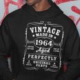 Vintage Made In 1964 Aged Perfectly Original Parts Birthday Hoodie Unique Gifts