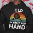 Vintage Old Butterhand Padel Hoodie Lustige Geschenke