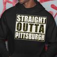 Vintage Pittsburgh Straight Outta Pittsburgh Hometown Pride Hoodie Unique Gifts