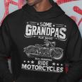 Vintage Real Grandpas Ride Motorcycles Biker Dad Mens Hoodie Unique Gifts