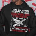 Vintage Retro Legal Gun Owners Have Over 200M Guns On Back Hoodie Unique Gifts