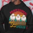 Vintage Retro Professional Gate Opener Three Sheep Farmer Hoodie Unique Gifts