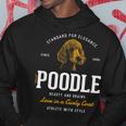 Vintage Style Retro Poodle Hoodie Lustige Geschenke