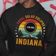 Vintage Total Solar Eclipse 2024 Totality 040824 Indiana Hoodie Unique Gifts