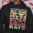 Vintage Never Underestimate An Old Man Who Loves Rats Cute Hoodie Personalized Gifts