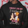 Vorsichtor Dem Frauchen Beagle Hoodie Lustige Geschenke