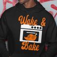 Wake & Bake Thanksgiving Truthahn Lustiger Papa Witz Friendsgiving Kapuzenpullover Lustige Geschenke