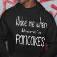 Wake Me When There Is Pancakes Cozy Pajamas Hoodie Unique Gifts