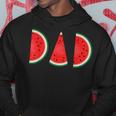 Watermelon Dad Father's Day Graphic Dad Hoodie Unique Gifts