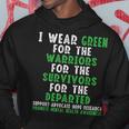 I Wear Green For The Warriors Mental Health Awareness Month Hoodie Personalized Gifts