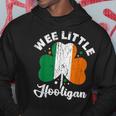 Wee Little Hooligans Irish Clovers Shamrocks Vintage Hoodie Funny Gifts