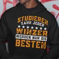 Weinbauer Nur Die Besten Werden Winzer Black Hoodie Lustige Geschenke