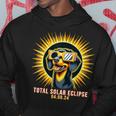 Weiner Dachshund Dog Watching Total Solar Eclipse Hoodie Unique Gifts