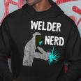 Welding Nerd Welder Helmet Weld Metal Workers Slworkers Hoodie Unique Gifts