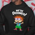 We're Doomed White Text With Chucky Hoodie Unique Gifts