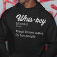 Whiskey Definition Bartenders Drinking Bourbon Drinkers Hoodie Unique Gifts