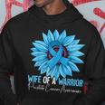 Wife Of A Warrior Prostate Cancer Awareness Hoodie Unique Gifts