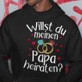 Willst Du Meinen Papa Marrieaten Wedding Marriage Proposal Kapuzenpullover Lustige Geschenke