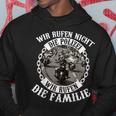 Wir Rufen Nicht Die Police We Call Not The Police Rocker Hoodie Lustige Geschenke