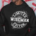 Wiseman Surname Family Tree Birthday Reunion Idea Hoodie Funny Gifts