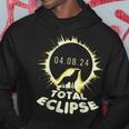 Wolf Fans Totality Solar Total Moon Eclipse 2024 Spring Men Hoodie Unique Gifts