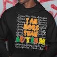 Word Cloud Puzzle Piece Inspirational Autism Awareness Hoodie Unique Gifts