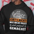 Work With Was Nicht Fitst Wird Matchend Macht Hoodie Lustige Geschenke