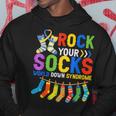 World Down Syndrome Day Awareness Rock Your Socks Hoodie Unique Gifts